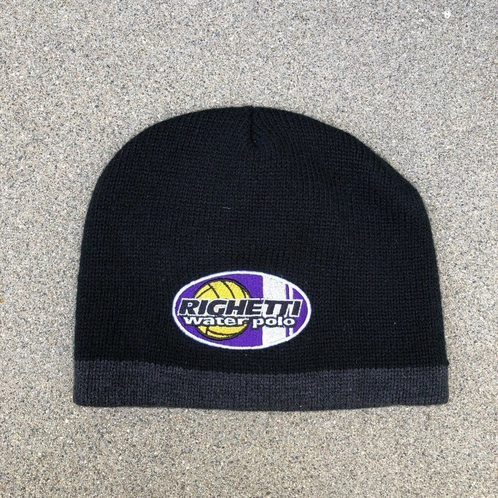 ULTRA CLUB RIGHETTI HIGH SCHOOL Water Polo Beanie Hat Unisex Black Acryl…​